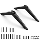 TV Stand Compatible with Samsung 32 inch Class FHD (1080P) Smart LED TV, TV Stand Legs for Samsung TV Stand Base Replacement UN32J5205AF (Black)