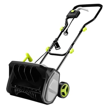 Electric Snow Shovel, 12-Amp Snow Blower 17" Wide & 6" Deep Clearing, Throws Snow 20 FT, Corded Snow Shovel Removal Tool with Adjustable Chute for Driveways, Sidewalks, Patios, Winter Storm Removal