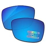 Bowyer POLARIZED Replacement Lenses for Ray-Ban Liteforce RB4179 62mm Sunglasses - Surf Blue Mirror