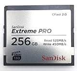 SanDisk 256GB Extreme PRO CFast 2.0 Memory Card - SDCFSP-256G-G46D, Silver