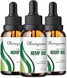 (3-Pack) Hemp Oil Drops High Potency - Relief Good Mood - Maximum Strength 1000,000 Natural Relax Hemp Oil - Organic Hemp Oils Tincture Extract - Vegan,Non-GMO