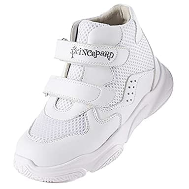 Orthopedic Shoes for Kids and Toddlers,Children's Corrective Sneakers with Ankle Support and Anti-Slip Soles for Boys and Girls'Flat Feet or Tiptoe Walking White