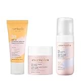 Evereden Daily 1-2-3 Routine Bundle: Clean & Vegan Skin Care Set for Kids - Hydrating & Nourishing Tween Skincare Set with Multi-Vitamin Face Wash, Face Cream, Lotion, & SPF 30 Mineral Sunscreen