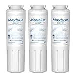 Maxblue UKF8001 Refrigerator Water Filter, Replacement for Maytag UKF8001, EDR4RXD1, EveryDrop® Filter 4, Whirlpool® 4396395, UKF8001AXX-200, Kenmore 469006, 469992, Puriclean II, Pack of 3