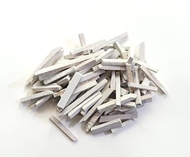 My brand Slate Pencils White Color Natural Chalk 5-9 mm Thick (250 grams)