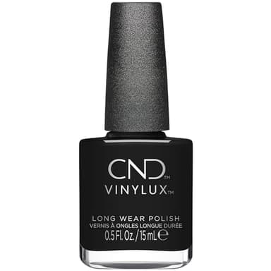 CND Vinylux Longwear Black Nail Polish, Gel-like Shine & Chip Resistant Color, Black Pool, 0.5 fl. oz
