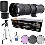 HD 420-1600mm Aperture F/8-16 MF Manual Telephoto Zoom Lens for Nikon Z Mount Camera Z50, Z5, Z6, Z6II, Z7, Z7II, Z9