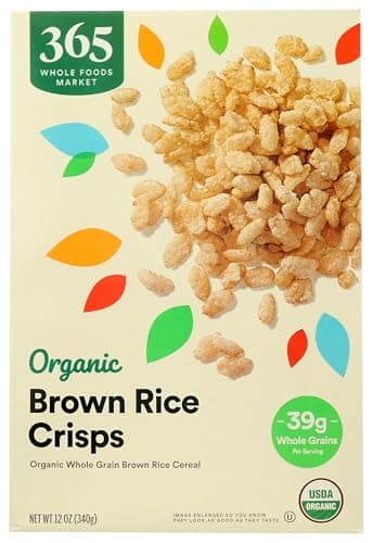 365 by Whole Foods Market, Organic Brown Rice Crisps Cereal, 12 Ounce