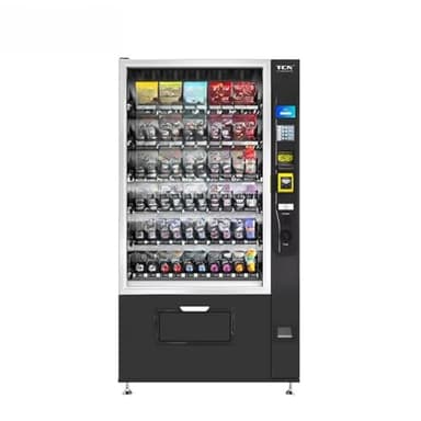 Smart Vending Machine with Card Reader, Snack and Drink, Large Capacity, Visual Recognition & App Management, Refrigerated Vending Machines for Business