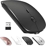 ZERU Bluetooth Mouse,Rechargeable Wireless Mouse for MacBook Pro/MacBook Air,Bluetooth Wireless Mouse for Laptop/PC/Mac/iPad pro/Computer