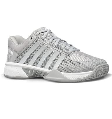 K-Swiss Women’s Express Light Pickleball Shoes – Lightweight Breathable Court Shoe, Stable Support, Durable Toe Protection, Highrise/White, 8.5 M