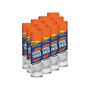 Spot Shot Professional Instant Carpet Stain Remover, 18oz Spray Can, 12/Carton
