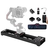 IFOOTAGE Shark Nano II Motorized Camera Slider 26"/66cm, 360-Degree Rotary Axis, Compatible with DJI RS2, RS2 Pro, RS3 Pro, RS4, RS4 Pro Stabilizers 5-Axis Coordinated Shooting