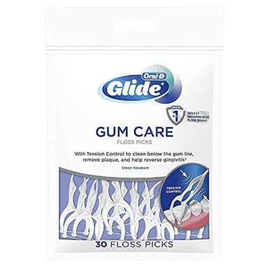 Oral-B Glide Floss Picks-30 count, Unflavored (Pack of 6)