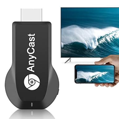 Tsemy Wireless Screen Mirroring Adapter HDTV WiFi Display 4K HD Video Streaming Dongle for TV/Projector/Monitor, AirPlay & Miracast Receiver for iPhone/iPad/Android/Laptop, Home and Business