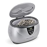 Magnasonic Professional Ultrasonic Jewelry Cleaner Machine, 20oz Stainless Steel Tank, Digital Timer, 5 Cleaning Modes, 42kHz Strength for Rings, Necklaces, Glasses, Watches, Dentures, Tools (MGUC500)