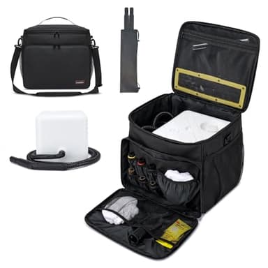 Steam Cleaner Storage Bag Compatible with Dupray Neat & Neat Plus Steam Cleaners, Carrying Case with Pockets & Rod Storage Pouch for steam Cleaner Accessories, Organizer for Home Cleaning Supplies