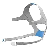 ResMed AirFit/AirTouch F20 Headgear - Replacement CPAP Headgear - Frame System & Full Face Cushion Not Included - Premium CPAP Accessories - Large, Blue