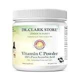 Dr Clark Vitamin C Powder Ascorbic Acid - Immune Support Supplement, Gluten Free, Potent antioxidant, Supports Brain Function, Promotes Tissue Formation and Repair, 454gm | 16oz