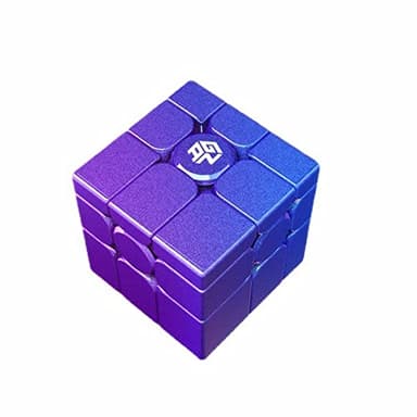 Cuberspeed gan Mirror Cube uv Coated Speed Cube Purple Gan Mirror Blocks Magnetic Cube Puzzle