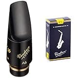 Vandoren SM812S+ V16 Alto Saxophone Mouthpiece + Vandoren SR2125 Alto Sax Traditional Reeds