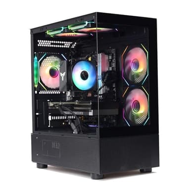 MXZ Intel Core i7 13700F 5.2GHz,GeForce RTX 4070, Gaming PC 16GB DDR4, M.2 SSD 1T, B760, 6RGB Fans,Windows 11 Pro, Gamer Desktop Computer(I7 13700F| RTX 4070)