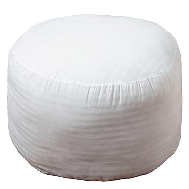 Asuprui Pouf Ottoman Filling Footstool Filler Polyfill Stuffing Stuffing Ottoman Filler Pouf Insert Bean Bag Filler 20x20x12 Inches Round Floor Bean Bag Chair Filling