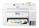 Epson EcoTank ET-4760 Wireless Color All-in-One Cartridge-Free Supertank Printer with Scanner, Copier, Fax, ADF and Ethernet - White