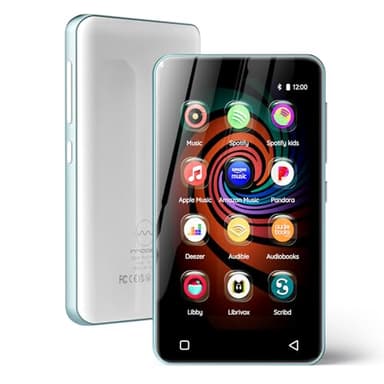 160GB MP3 Player with Bluetooth and WiFi, innioasis Music Player with Spotify,Pandora,Amazon Music,4" Touch Screen Android MP4 MP3 Player for Kids with Libby,Audible,Spotify Kids (SkyBlue)