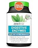 Zenwise Health Digestive Enzymes and Bromelain for Gut Health - Probiotic Multi Enzymes with Prebiotics and Probiotics for Women and Men for Digestive Health and Bloating Relief for Digestion - 100 CT