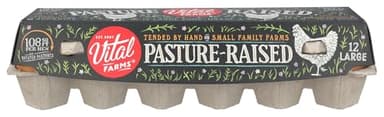 Vital Farms, Large Grade A Eggs, 12 Count