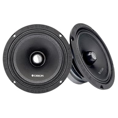 ORION Cobalt CM652 High Efficiency 6.5" Mid-Range Bullet Loudspeakers, 1000W Max Power, 250W RMS, 2 Ohm, 1.5" Voice Coil - Pro Car Audio Stereo, Midrange Speakers (Pair)
