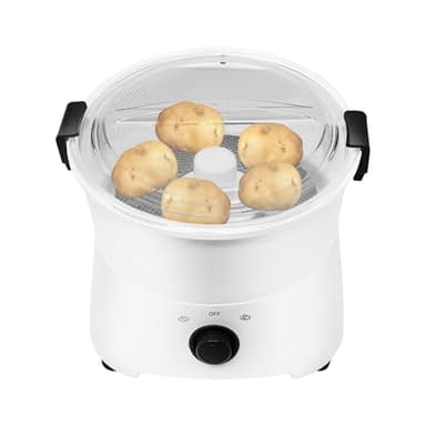 YUASDUU Electric Potato Peeler, 85W One-Button Drive Automatic Peeler Spinner Commercial Potato Peeling Machine Multifunction Fruit Vegetable Peelers Vegetable Dehydrator for Peels Potatoes