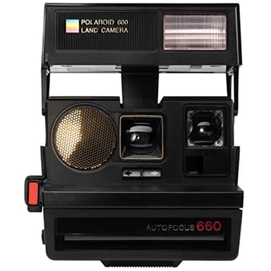 Impossible Polaroid 600 Sun 660 AF Camera, Black (1376) (Renewed)