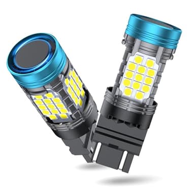 evntyps 6000K White WT21W WT21/7W LED Backup Reverse Light Bulb CANbus Error Free for 2022-2024 Ford Maverick XLT XL Lariat/2020-2024 F150 F250 F350 Super Duty/2021-24 Bronco Back Up Bulb (2pcs)