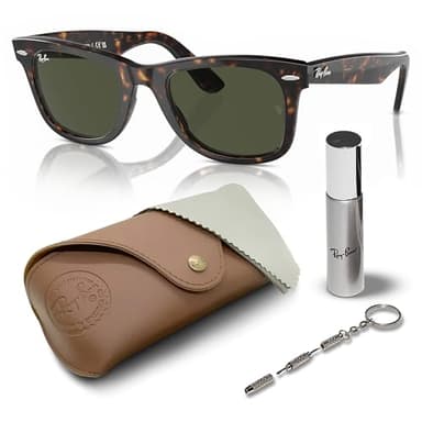Ray-Ban RB2140 ORIGINAL WAYFARER CLASSIC Square Shape Sunglasses with Official Eyewear Kit