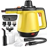 Natural Multi-Surface Handheld Steam Cleaner with 10 Accessories, 13.5OZ Pressurized Multipurpose On Demand Steam Cleaner for Home, Steamer for Cleaning Dirt, Grease, Grout, Tile, Floor, Couch and Car