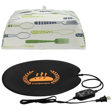 Ceelpeopar Sourdough Bread Proofing Mat for Bread Riser, Bread Heating Pad with 59 ℉-140 ℉ Adjustable, Warming Mat for Sourdough Starter