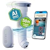 Smart AI Pool Alarm - Dual Camera Underwater Drown Monitor - Inground & Above Ground Pool Safety Guard (50ft Power Cord)