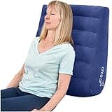Circa Air Inflatable Wedge Pillow for Travel Wedge Pillow for Sleeping, Extra Wide 27" Triangle Sit Up Pillows for After Surgery, Sleep Wedges for Acid Reflux or Snoring, Incline Pillow for GERD