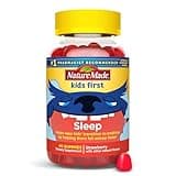 Nature Made Kids First Sleep Melatonin Gummies, 100% Drug-Free Sleep Aid, Kids Sleep Gummies for Restful Sleep, 45 Count