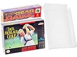 Viturio Super Nintendo SNES & N64 Game Box Protector Cases (10 Pack) Clear Plastic .35mm