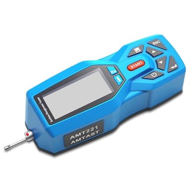 AMTAST Surface Roughness Meter Digital Surface Gauge Handheld Surface Roughness Tester Meter with Color Mapping Portable Profilometer for Accurate Surface Measurement (Model AMT221)