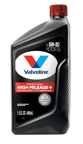 Valvoline High Mileage 150K with Maxlife Plus Technology 5W-30 Motor Oil 1 Quart