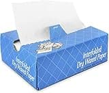 1000 Pcs Bakery Pick Up Tissues Deli Wax Paper Sheets for Food- MADE IN USA - Pre Cut Interfolded Wrap Dry Wax Paper Sheets with Dispenser Box- Grease Resistant Wax Deli Paper Sheets, 6 x 10.75 Inch
