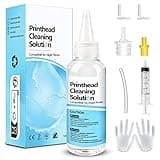 Fosgoit Printhead Cleaning Kit Inkjet Printers, Printer Cleaning Kit for Epson Ecotank Printer, Printer Cleaner Kit for HP, Inkjet Printer Head Cleaning Solution for Brother Print Head Liquid Nozzles