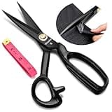 Fabric Scissors Professional, 8" Heavy Duty Sewing Scissors for Fabric Cutting, Tailor Scissors Sharp Sewing Scissors for Cutting Leather, For Home Office Students Artists Dressmakers