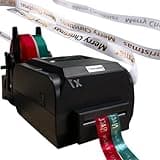 XEEAOFE Satin Ribbon Printing Machine, 4 Row Digital Ribbon Printer with Ribbon Holder,Stamping Printing Machine for Wrapping, 12-20mm Width