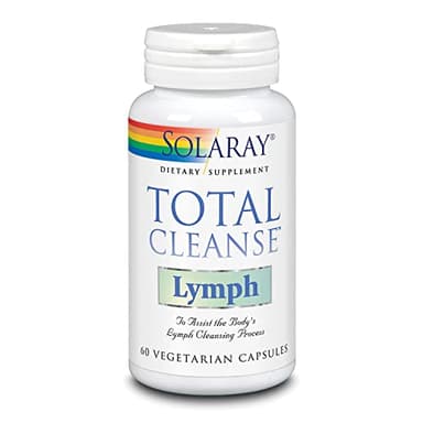 SOLARAY Total Cleanse Lymph - Herbal Wellness Complex - Ginger Root, Echinacea, Yerba Mate, Burdock Root, Red Clover, Gotu Kola and Horse Chestnut Supplement, 60-Day Guarantee, 60 VegCaps, 30 Servings
