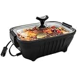 RoadPro RPSC200 12-Volt Personal-Sized Roaster for Car or Truck and Camping or Tailgating